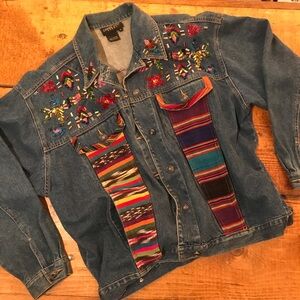 Beaded Denim Jacket